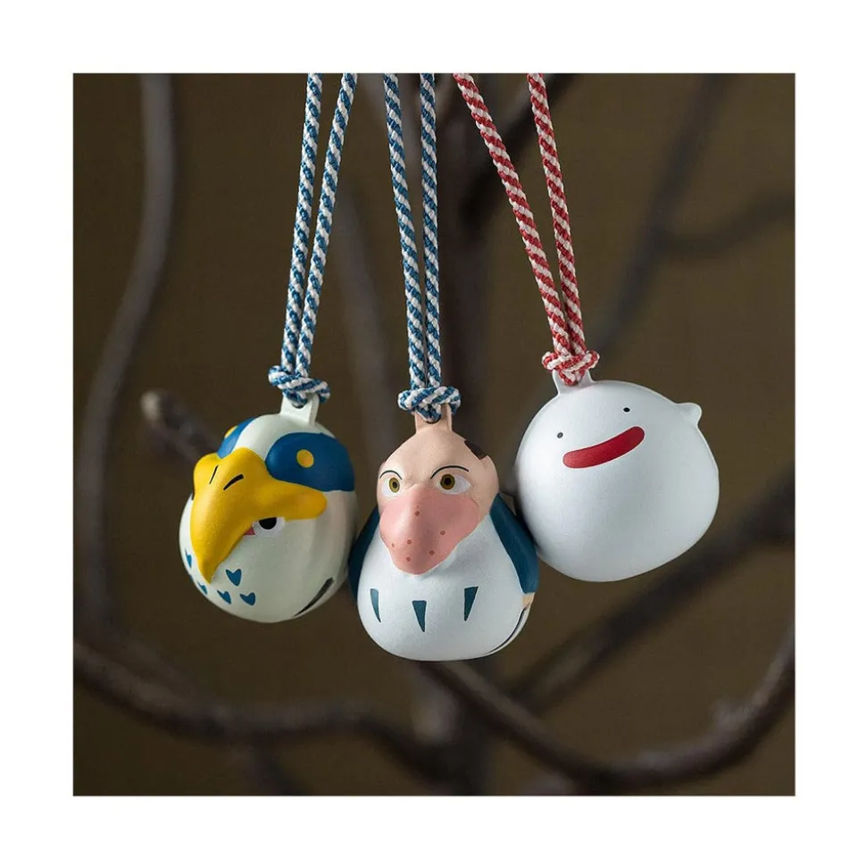 Ghibli Cute Bird Heron Keyholder