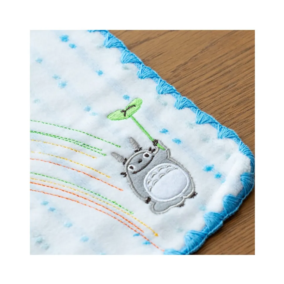 Ghibli My Neighbor Totoro Hand Towel Rainbow Blue