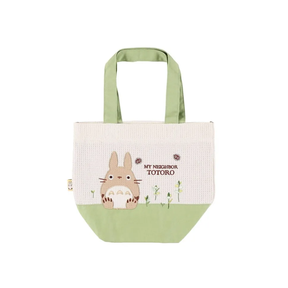 Ghibli My Neighbor Totoro Waffle Series Pouch & Mini Bag Set