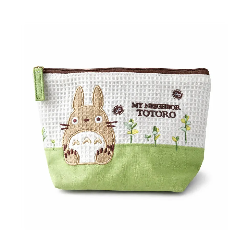 Ghibli My Neighbor Totoro Waffle Series Pouch & Mini Bag Set