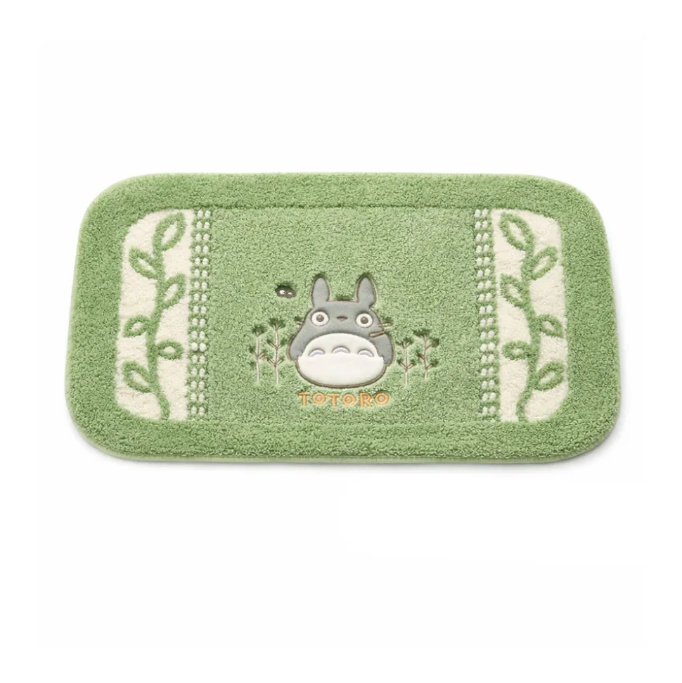 Ghibli My Neighbor Totoro “Wild Grass” Bath Mat: Green
