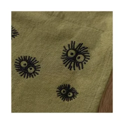 Ghibli My Neighbor Totoro Embroidered Curtain Kurosuke: Green