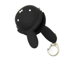 Miffy Black Silicone Pouch Keychain