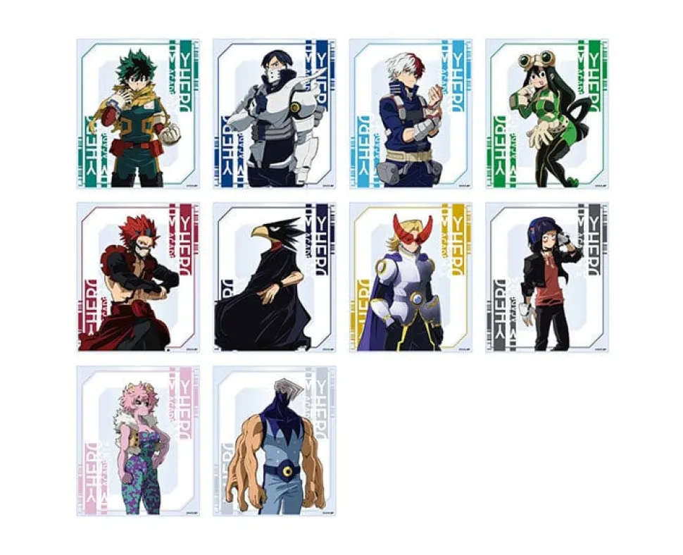 My Hero Academia Trading Acrylic Card Set A