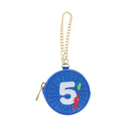 Nintendo Pikmin Round Mini Leather Pouch: Blue