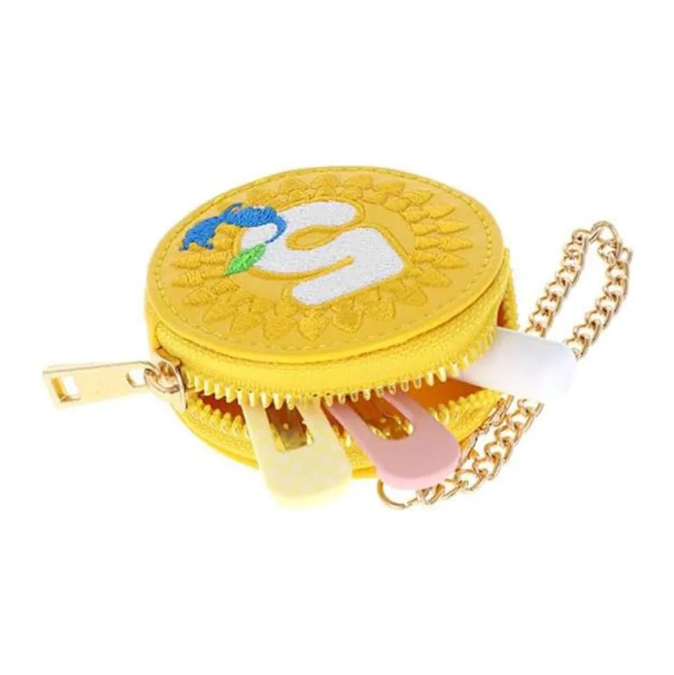 Nintendo Pikmin Round Mini Leather Pouch: Yellow