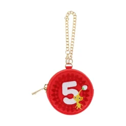 Nintendo Pikmin Round Mini Leather Pouch: Red
