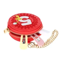 Nintendo Pikmin Round Mini Leather Pouch: Red