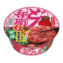 Nissin Donbei Pickled Ginger Tempura Soba Noodles