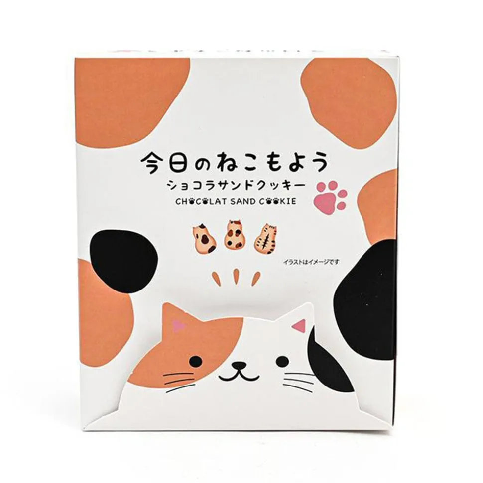 Sandwich Cookies Cat Cookies Chocolate