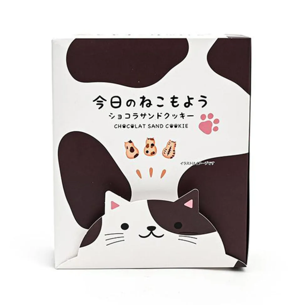 Sandwich Cookies Cat Cookies Chocolate