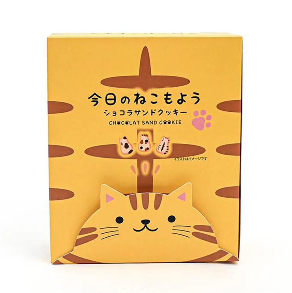 Sandwich Cookies Cat Cookies Chocolate