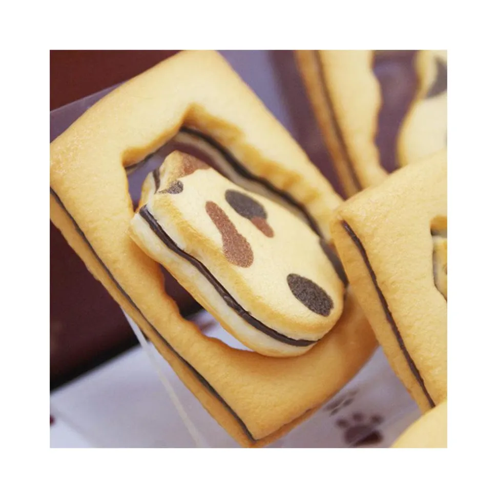 Sandwich Cookies Cat Cookies Chocolate