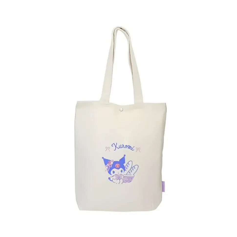 Sanrio Canvas Tote Bag: Kuromi