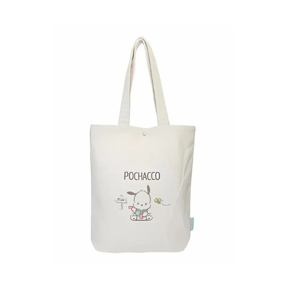 Sanrio Canvas Tote Bag: Pochacco