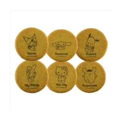Sanrio Characters Matcha Print Cookies