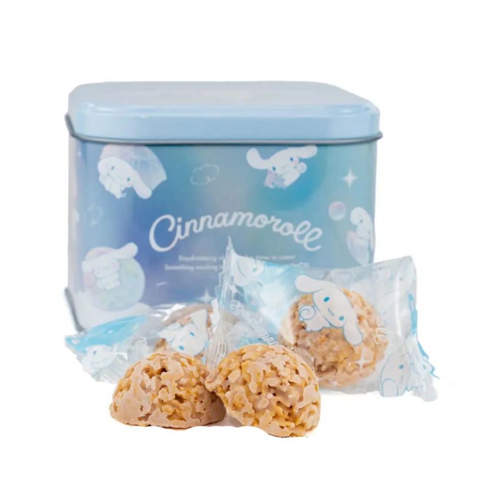 Sanrio Cinnamoroll White Peach Crunch Crunch Can (Nagatoya)