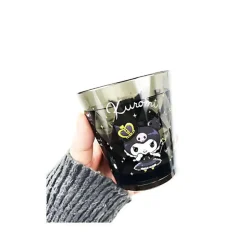 Sanrio Glitter Clear Cup: Kuromi