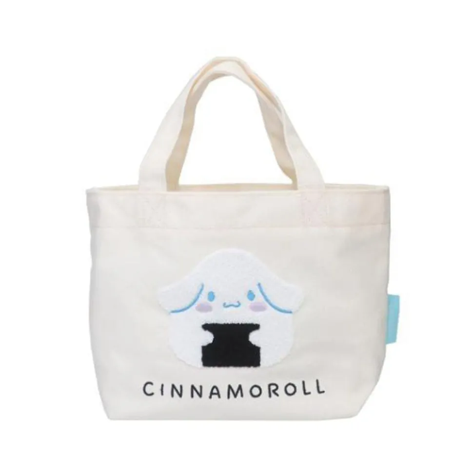 Sanrio Onigiri Canvas Mini Tote Bag: Cinnamoroll