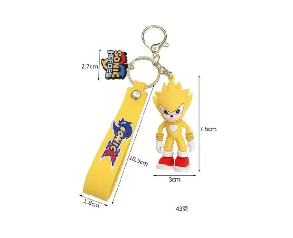 Sega Super Sonic Hedgehog Keychain