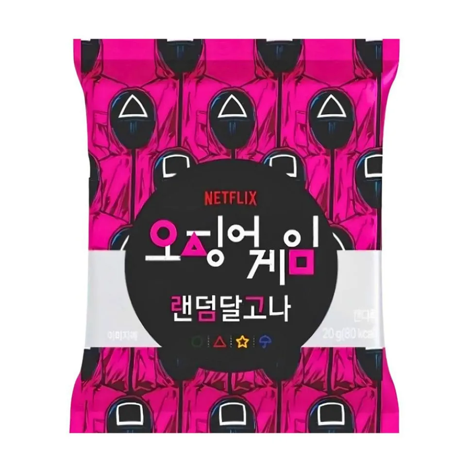 Squid Game Dalgona Biscuit Tin