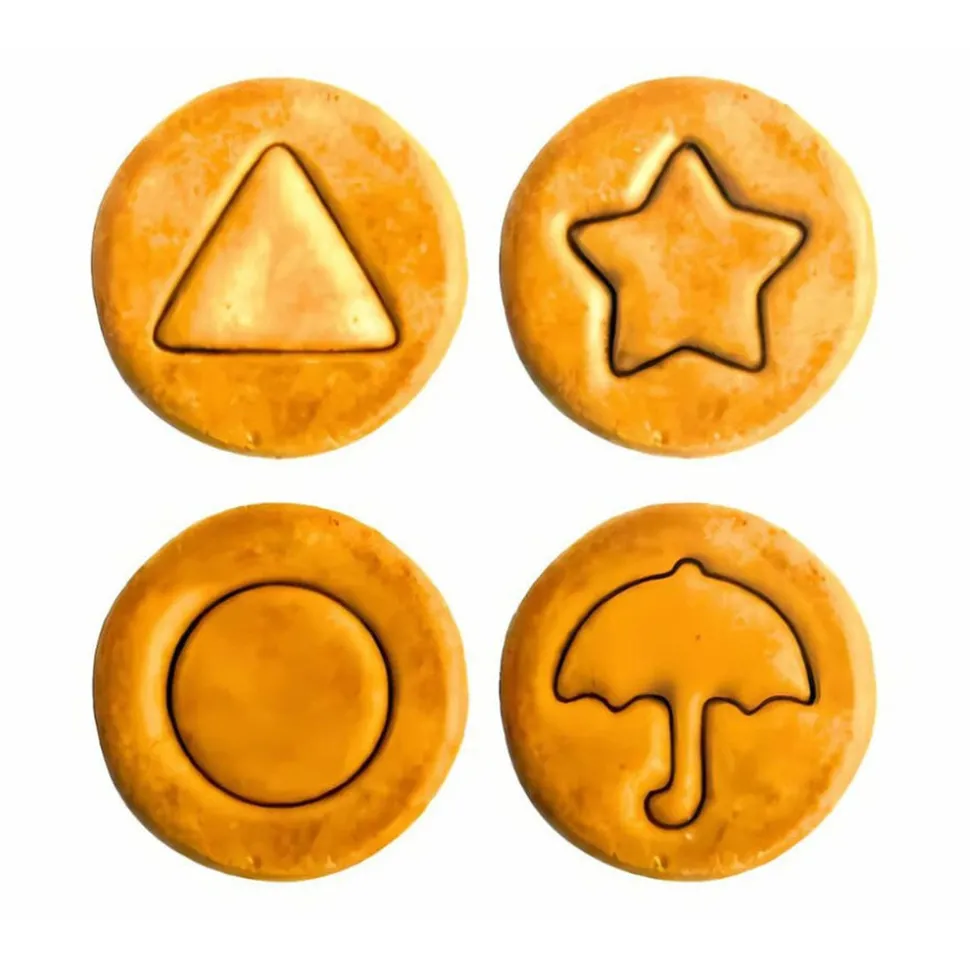 Squid Game Dalgona Biscuit Tin