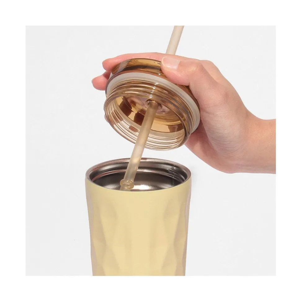 Starbucks Autumn Festival 2025 Cold Drink Cup Tumbler Moon Beige