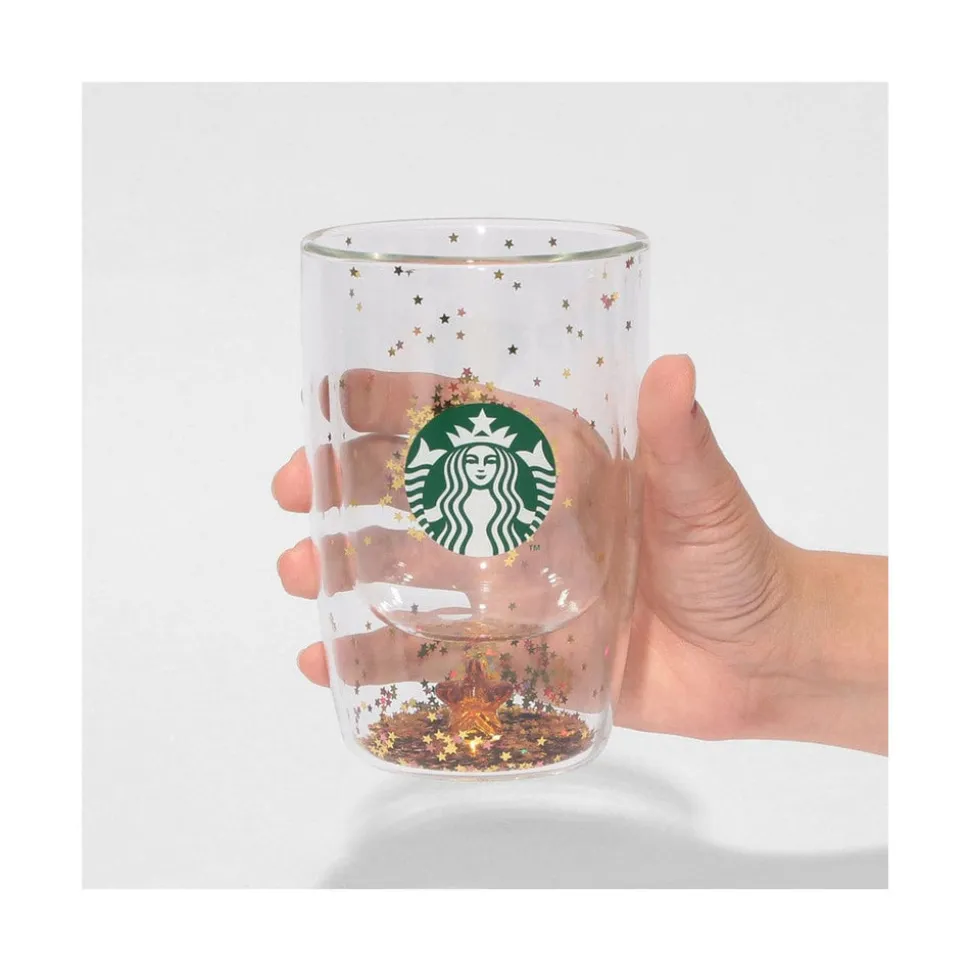 Starbucks Holiday 2025 Double Wall Heat-Resistant Glass Star