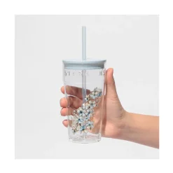 Starbucks Sakura 2026 Airy Blue Glass Tumbler