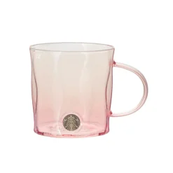 Starbucks Sakura 2026 Heat Resistant Pink Glass Mug