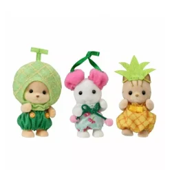 Sylvanian Families Baby Trio: Melon, Cherry, Pineapple